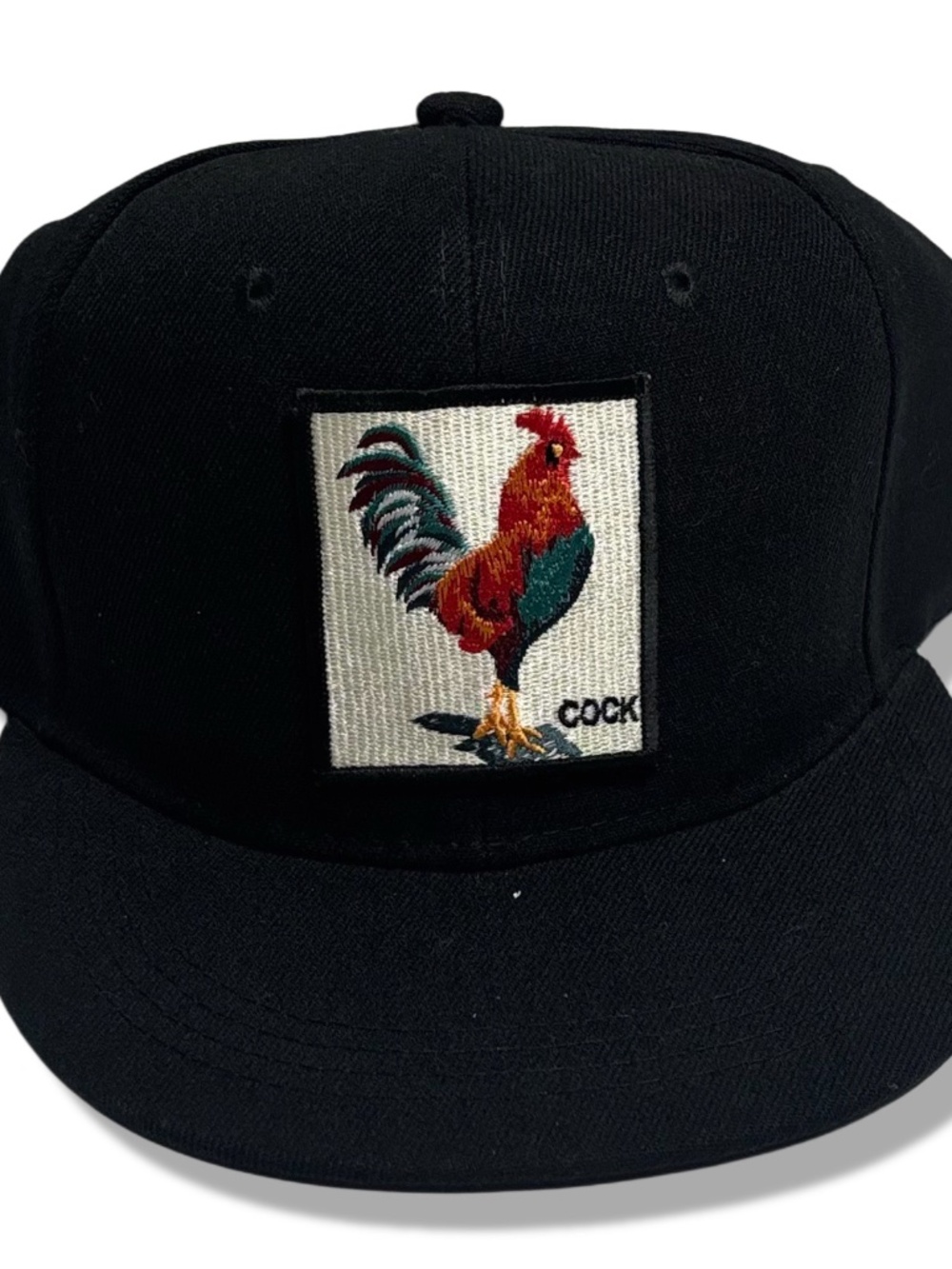 Flat Bill black Hat